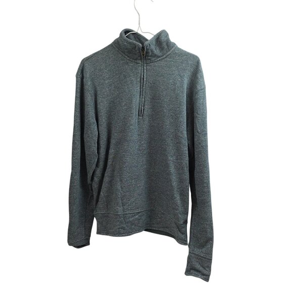 Southern Proper Grey Quarter Zip Pullover Mens Sweater Size S - Picture 6 of 10